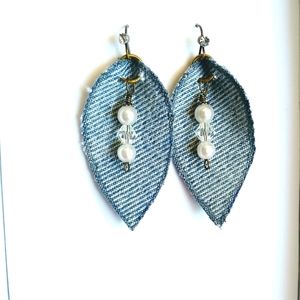Blue Jeans Night Earrings